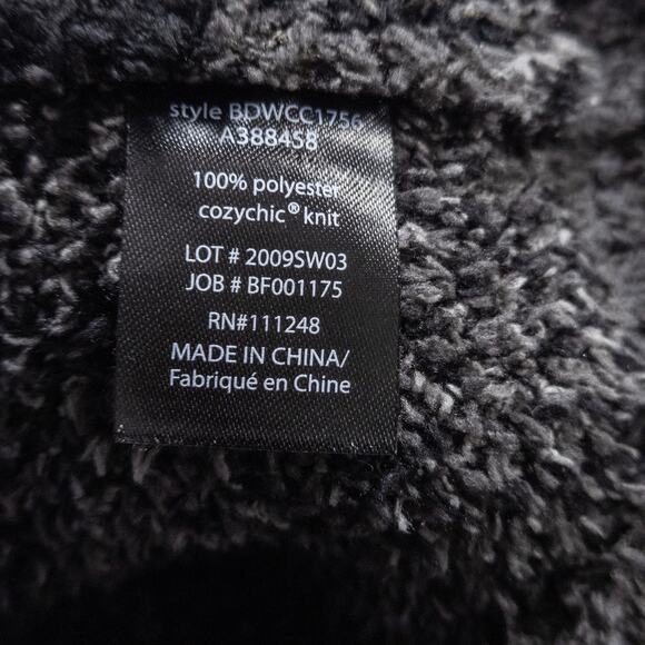 Barefoot Dreams CozyChic Sweater Gray Black Women’s S Cozy Luxe - Picture 9 of 10